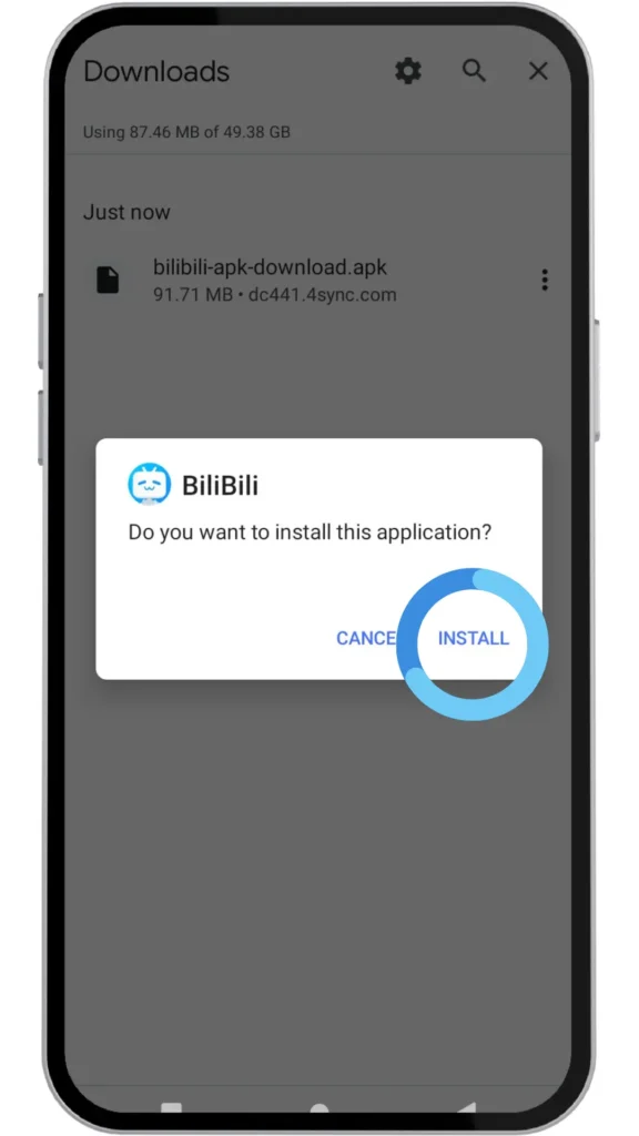 bilibili apk install