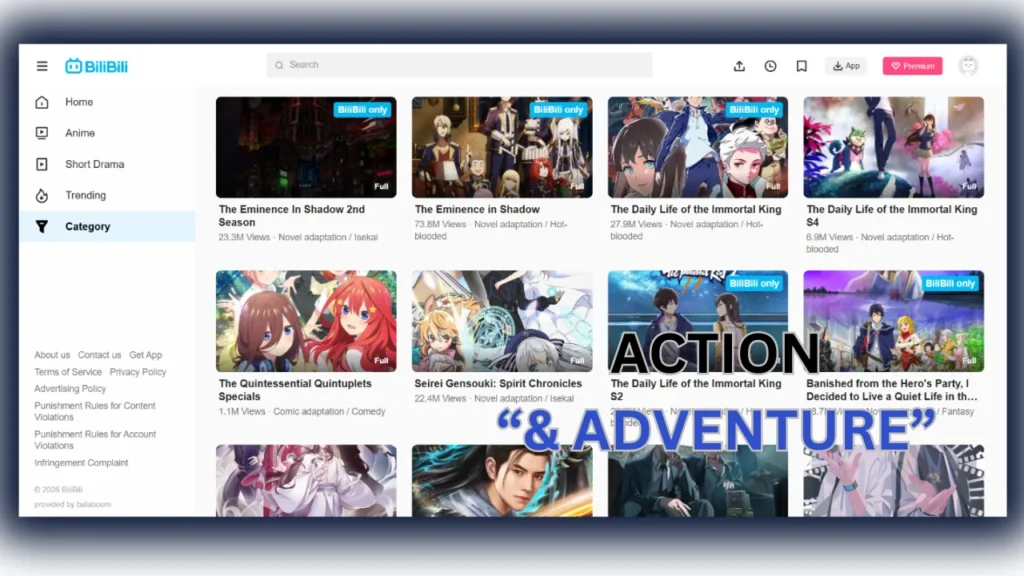 Explore Popular Genres on Bilibili APK for Every Viewer