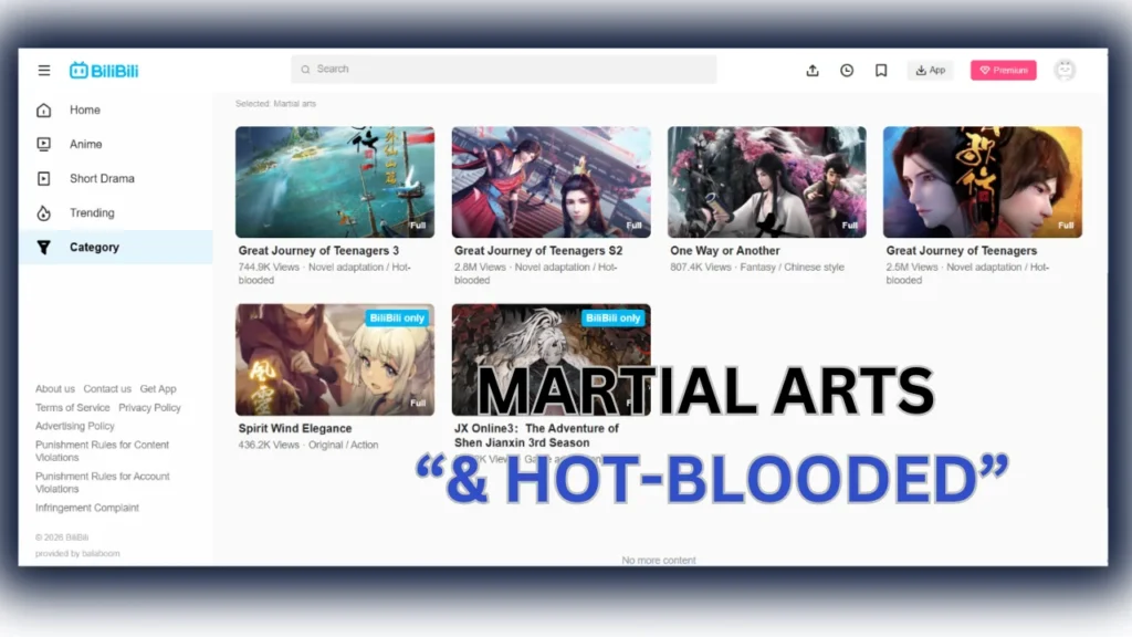 Explore Popular Genres on Bilibili APK for Every Viewer