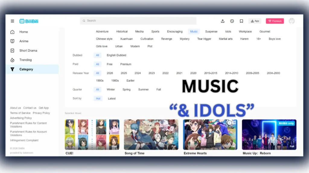 Explore Popular Genres on Bilibili APK for Every Viewer