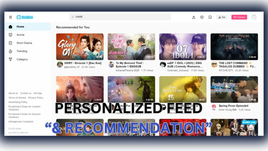 Key Features of Bilibili APK